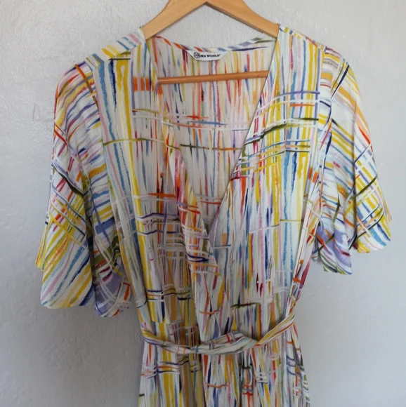 Jams World Viola Twist Adele Wrap Maxi Dress sz.L - Picture 5 of 16